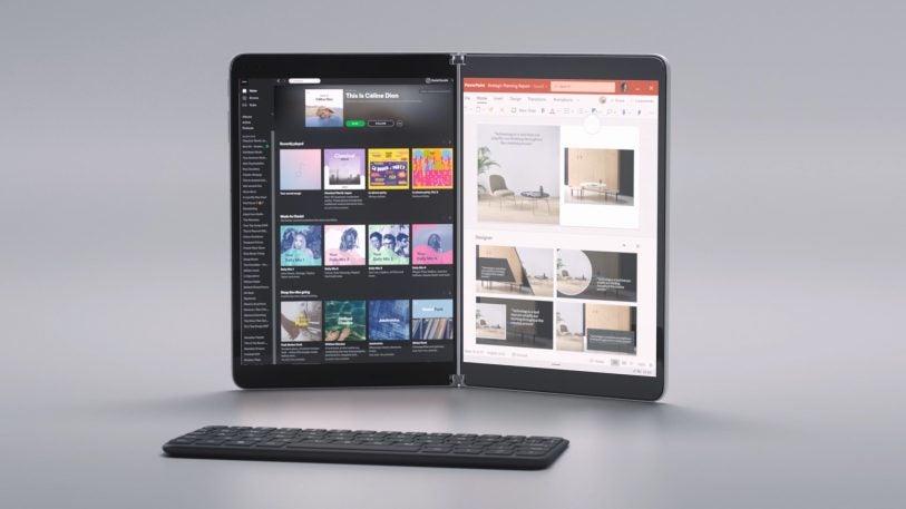 Forget foldable screens. Two-screen mobile devices are the future ...