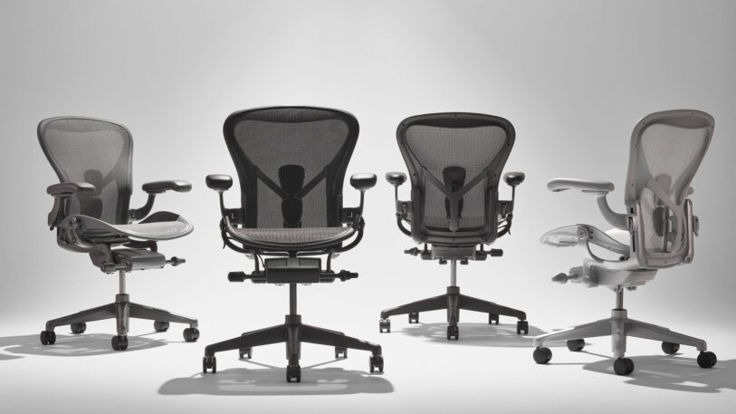 Herman Miller's iconic Aeron chair gets an eco-friendly upgrade