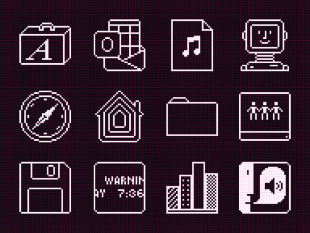 See the retro icons that let you turn your computer into a 1984 Mac ...