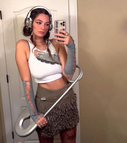 Meet the fashion TikToker turning household objects into viral outfits