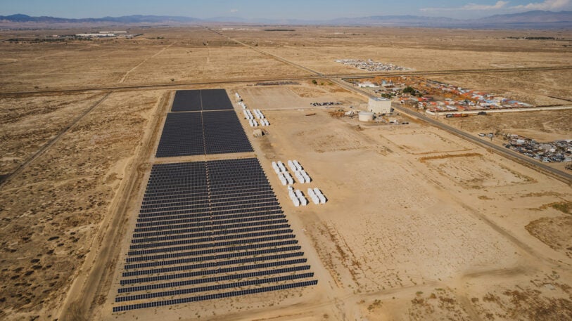 These old EV batteries now store solar power for the grid