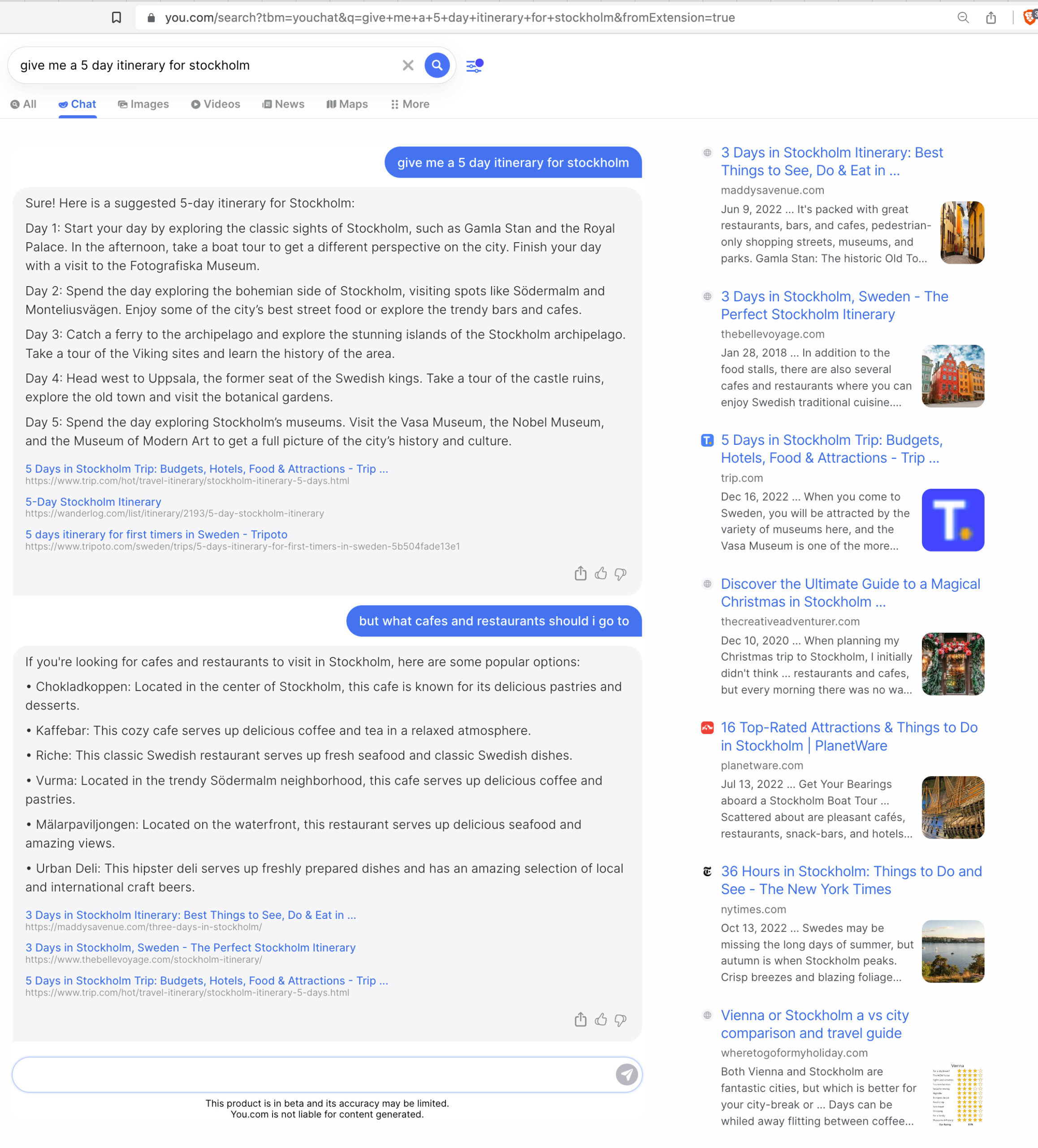 You com s YouChat generative AI chatbot is melded with search apps You com s YouChat generative AI chatbot is melded with search apps