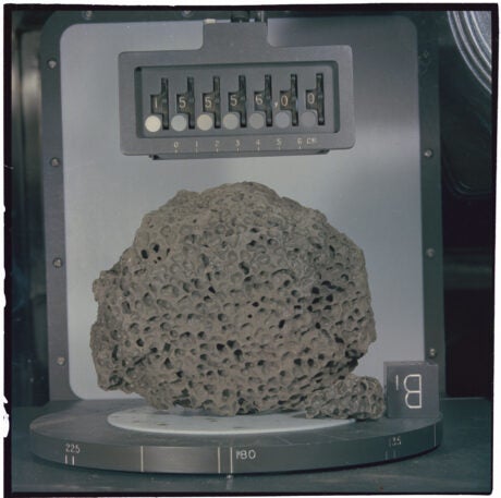 What do moon rocks look like? Pretty cool, actually