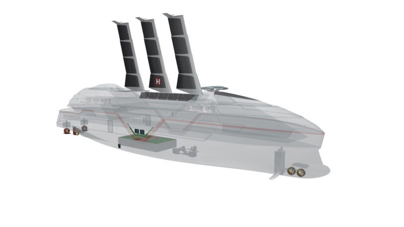 The world's first zero-emission cruise ship will have sails covered in ...