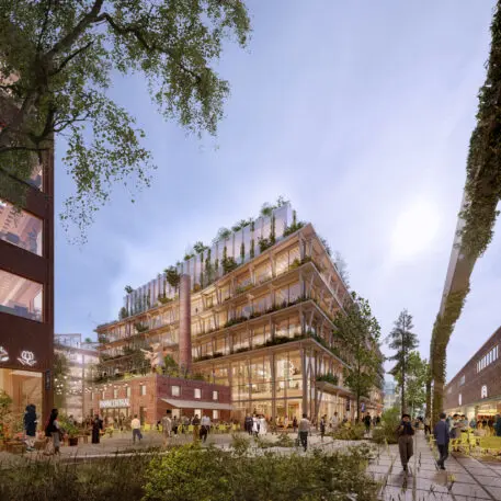 The largest ‘wooden city’ in the world is going up in Stockholm