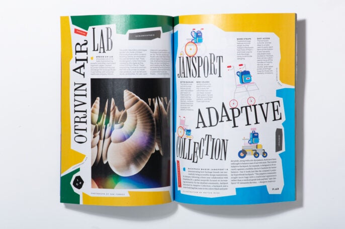 Fast Company Magazine Layout