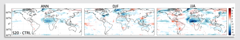 Solar Pattern Map Gigantic solar farms of the future could change global weather patterns