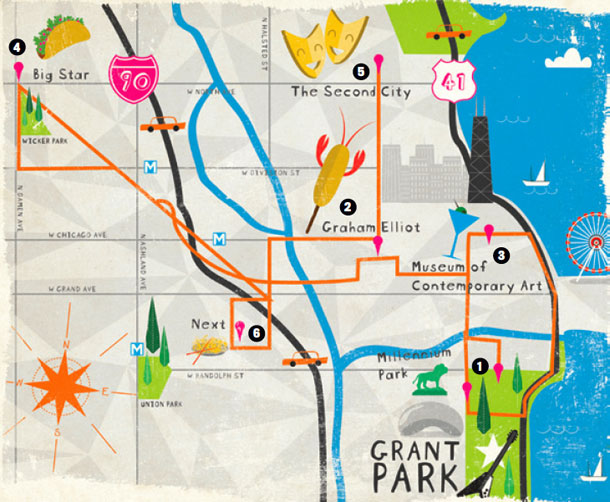 Lollapalooza地图