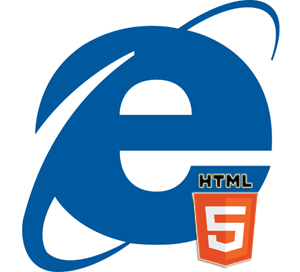 Explorer and HTML5 logos