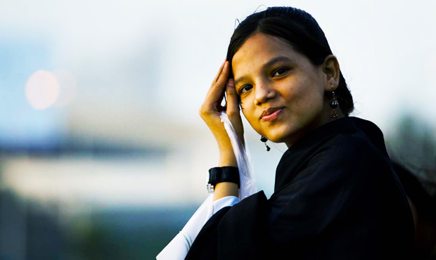 young Indian woman in Mumbai