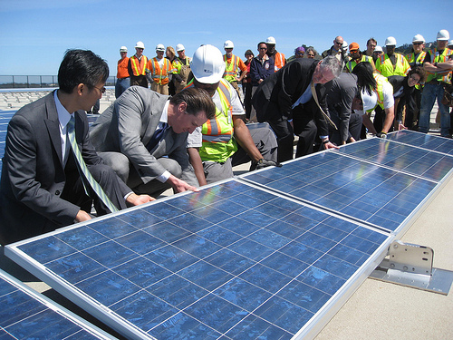 solar power unveiling