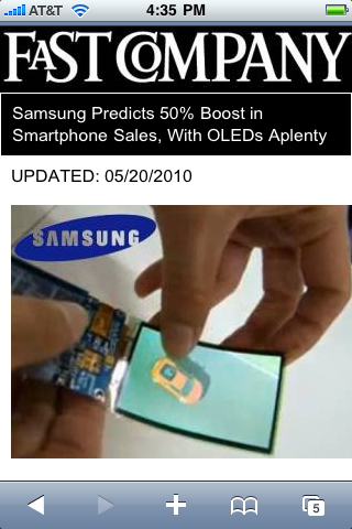 Fast Company mobile