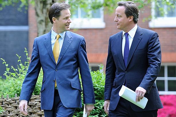 David Cameron and Nick Clegg