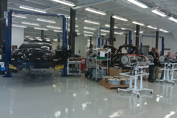 Tesla production facility
