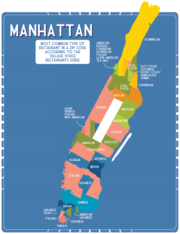 New York food map