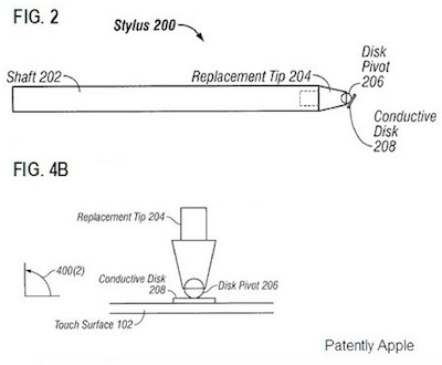 Apple stylus patent