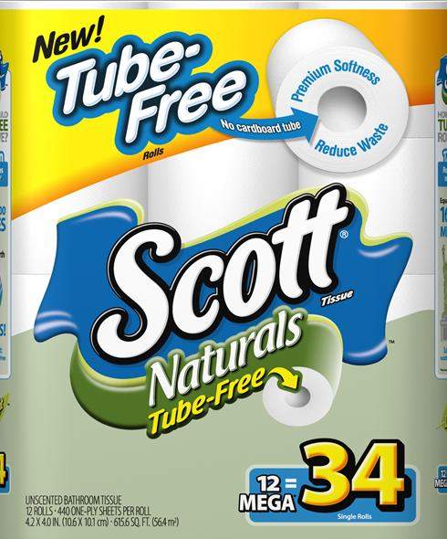 Scott Naturals Tube-Free Toilet Paper
