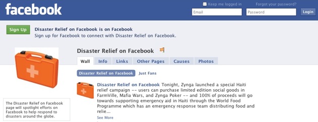 Facebook Global Relief