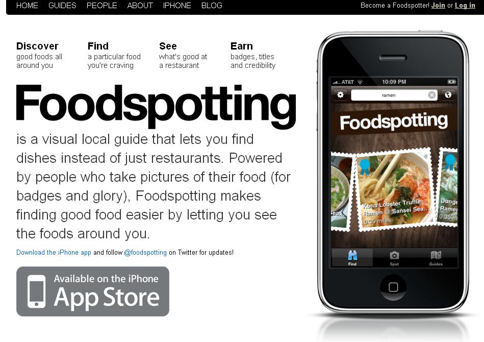 Foodspotting app