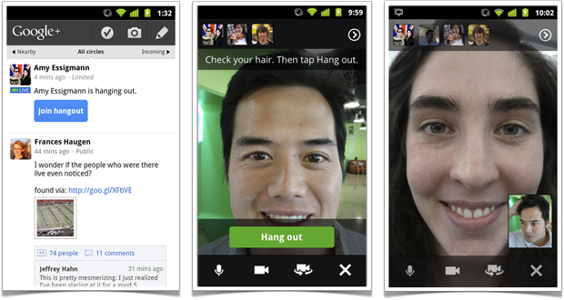 video chat google hangouts