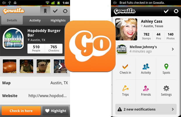 Gowalla Android