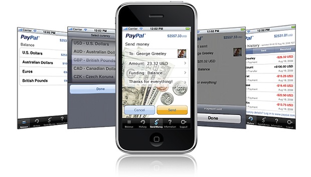 PayPal iPhone