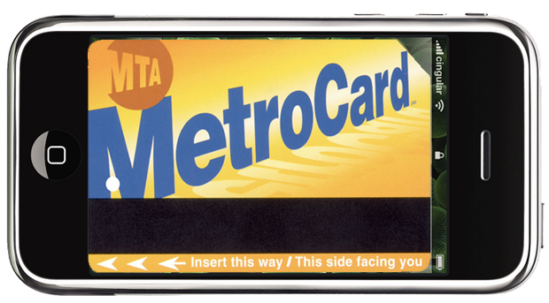 iPhone MetroCard