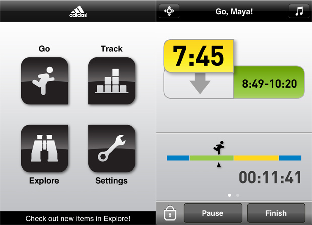 Adidas' miCoach Personal Trainer iPhone App Is Freeware Rival