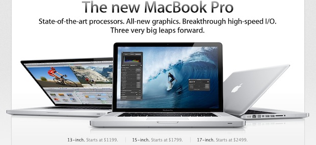 thunderbolt macbook pros