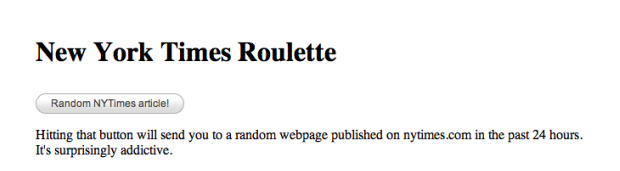 New York TimesRoulette