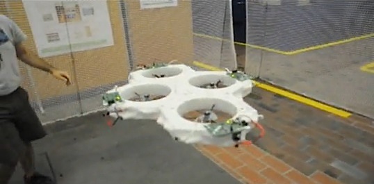 quadrocopters cluster
