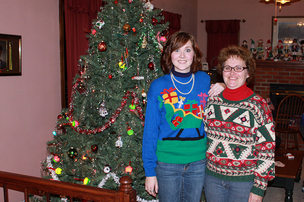 ugly Christmas sweater party